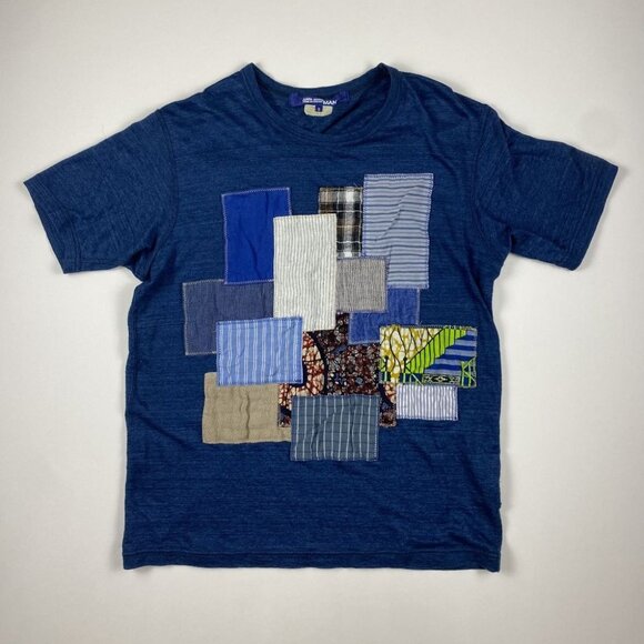 Junya Linen Patchwork Tee - Picture 1 of 6